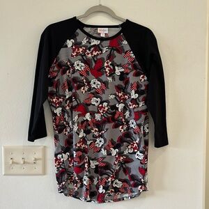 LulaRoe Minnie Mouse Randy 3/4 Sleeve